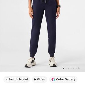 Figs Zamora Navy Jogger Pants